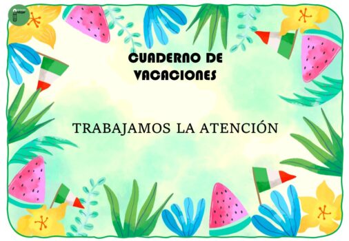 Cuaderno de atención especial vacaciones verano 2024 #tdah -Orientacion ...