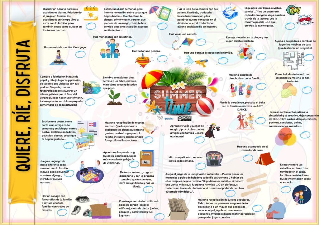 Durante el curso escolar, los niños siguen una rutina estructurada y a menudo rígida. Los deberes de verano diferentes y divertidos permiten un cambio de ritmo, fomentando la creatividad con […]