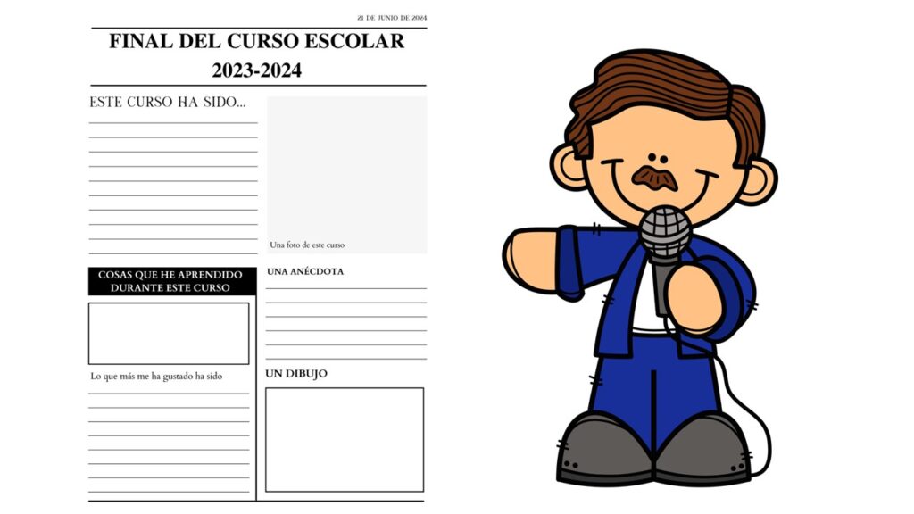 Hoy queremos compartir con ustedes un recurso educativo perfecto para los últimos días de clase antes del verano: una plantilla de periódico titulada «Final del Curso Escolar 2023-2024». Esta actividad […]