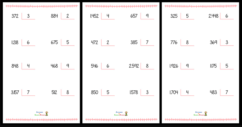 Estas fichas están estructuradas de manera clara y atractiva, con una progresión gradual que facilita la comprensión y el dominio de las divisiones básicas. El repaso continuo de las divisiones […]