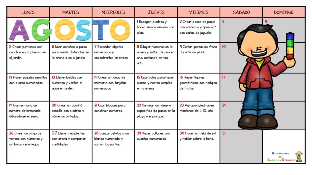 Para enriquecer la experiencia educativa de los más pequeños, hemos diseñado el «Calendario Agosto 2024 de Actividades Matemáticas para Infantil», disponible en Orientación Andujar. Este calendario está especialmente creado para […]