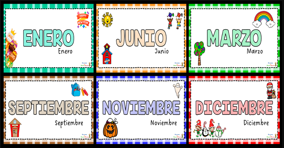 Estas portadas son diseños únicos y coloridos, cada uno representando un mes del año. Son perfectas para utilizar en carpetas, cuadernos, paneles de aula o cualquier otro material educativo que […]