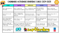 Arranca el curso escolar 2024-2025 con nuestro calendario especial de actividades divertidas diseñado para la educación infantil. Este calendario está repleto de ideas creativas y educativas que promoverán el aprendizaje […]