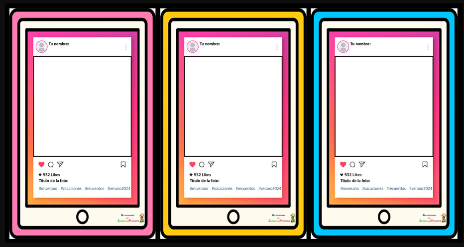 Esta actividad propone que los estudiantes compartan una foto que represente un momento especial de sus vacaciones de verano, utilizando una plantilla que simula una publicación de Instagram. Cada alumno […]