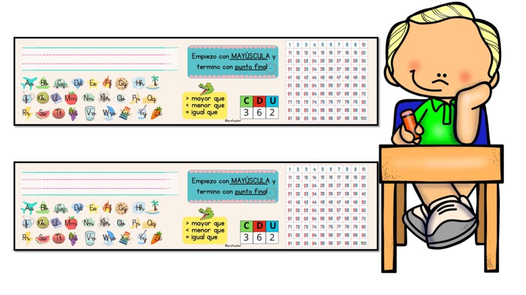 La chuleta de mesa es un material visual que funciona como un pequeño recordatorio o guía rápida para los niños de entre 6 y 8 años (primer ciclo de primaria). […]