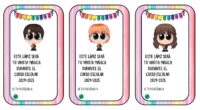 Estas encantadoras tarjetitas, ilustradas con los personajes favoritos de la saga de Harry Potter, son el detalle perfecto para dar la bienvenida a los estudiantes. Cada tarjeta incluye un espacio […]