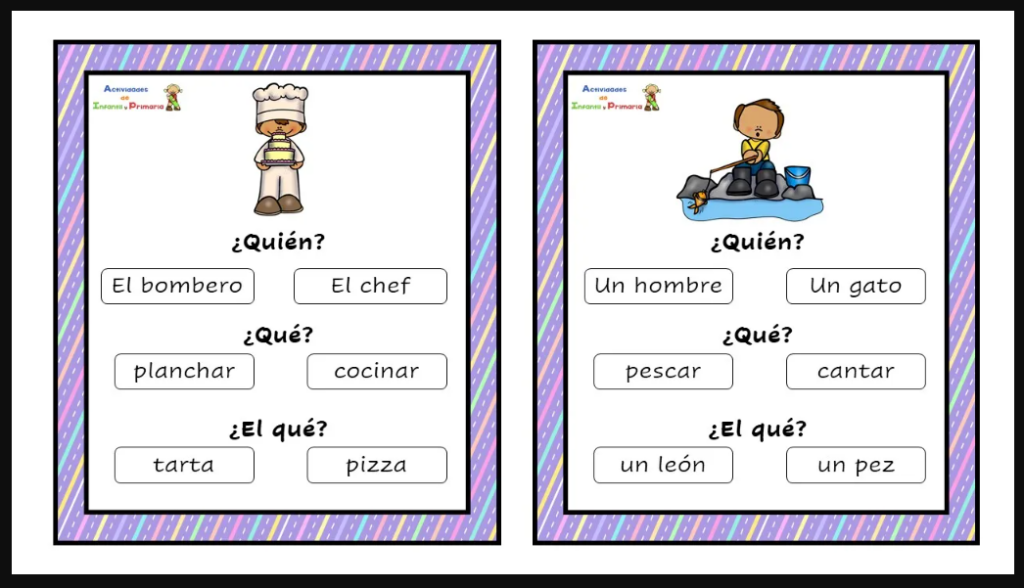 Hoy os compartimos un excelente recurso creado por Actividades de Infantil y Primaria,  diseñado para que los estudiantes practiquen la formación de oraciones completas a partir de imágenes, mejorando su […]