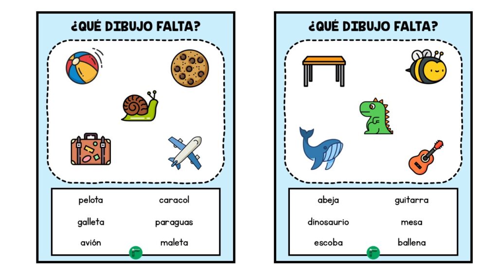 Hoy compartimos un recurso ideal para desarrollar la atención, la concentración y la asociación imagen-palabras. Se trata de una serie de tarjetas con una lista de seis palabras y cinco […]