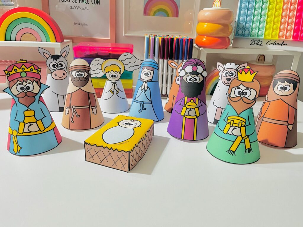 En esta ocasión, compartimos unos bonitos recortables para hacer un Belén de Navidad con los más pequeños. Este material es ideal para fomentar la creatividad, la coordinación motriz y, al […]