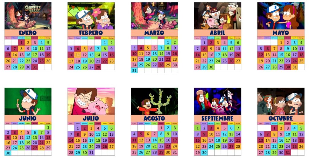 ¡El 2025 viene con aventuras y diversión al estilo de Gravity Falls! Este nuevo calendario en todo color es perfecto para los fans de esta increíble serie animada. Diseñado con […]