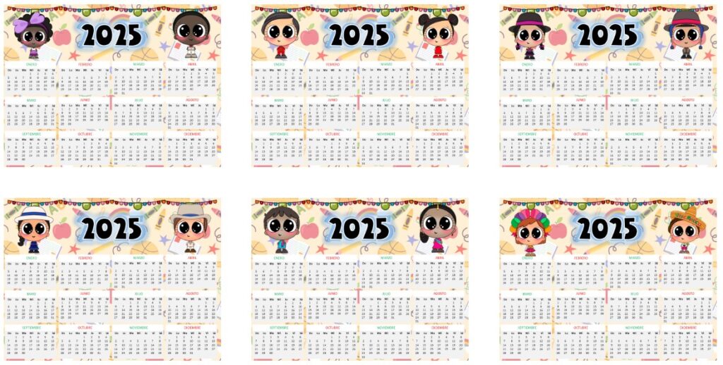 ¡Inicia el año 2025 con un calendario único y educativo que celebra la diversidad cultural! Este recurso incluye calendarios temáticos con adorables ilustraciones de niños representando los 5 continentes, perfectos […]