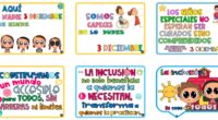 El PDF contiene carteles con frases motivadoras e inclusivas, pensados para destacar la importancia de comprender, valorar y respetar las capacidades de cada persona. Algunas de las frases destacadas son: Estos […]