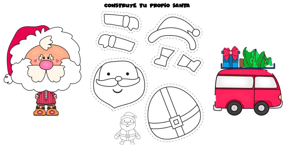 La Navidad está llena de magia y creatividad, ¡y ahora los niños pueden ser parte de ella construyendo su propio Santa Claus! Con este divertido recurso, podrán recortar, pegar y […]