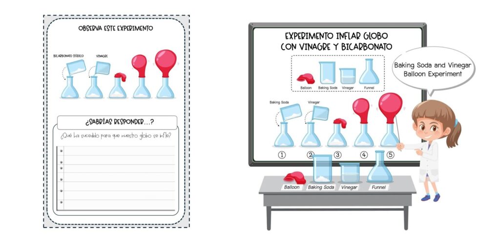 ¿Te imaginas inflar un globo sin usar tus pulmones? Con este experimento de reacción química, los niños podrán descubrir cómo se forma un gas que puede inflar un globo utilizando […]