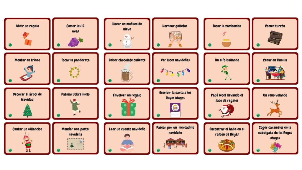 Os compartimos a continuación un excelente recurso pensado especialmente para los últimos días de clase antes de las vacaciones de Navidad: un divertido juego de mímica navideño. Se trata de […]