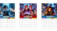 otro nuevo calendario para vuestras clases con la temática de harry Potter que gusta tanto a los niños. CALENDARIO 2025 HARRY POTTER para decorar tu clase  