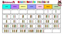 Calendario con representación de los días del mes de febrero 2025 con palillos. Este material está pensado para Educación Infantil y Primero de Primaria con el que trabajar el calendario. […]