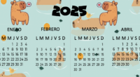 Aqui os dejamos este fantástico diseño de calendario capibara en formato a4 listo para imprimir a tope de calidad y como siempre totalmente gratis. BONITO CALENDARIO A4 2025 CAPIBARAS