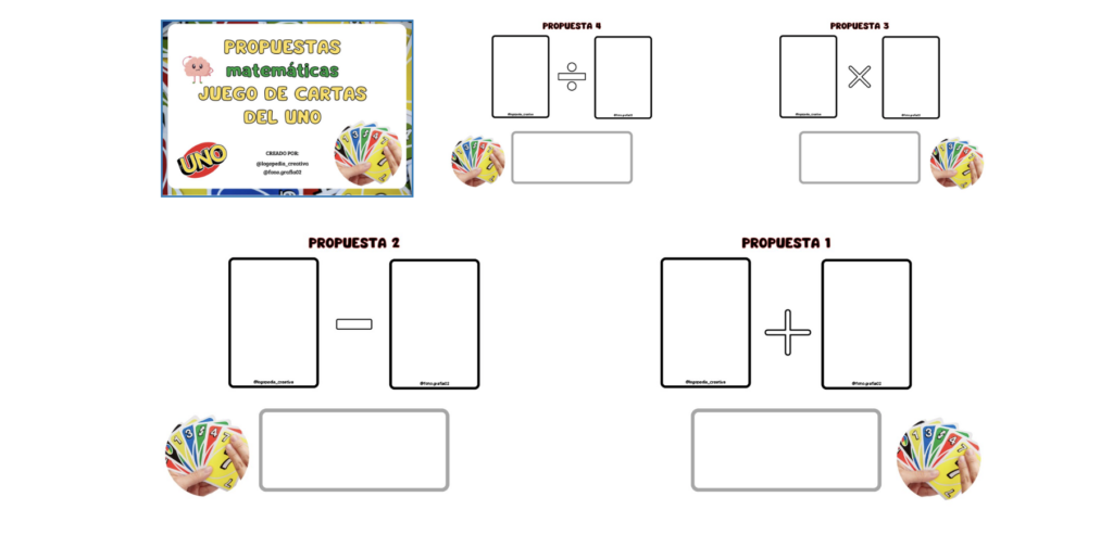 Un super material que incluye tableros diseñados para usar cartas de UNO y realizar diferentes operaciones matemáticas, como sumas, restas, multiplicaciones y divisiones. ¡Ideal para hacer que las matemáticas sean […]