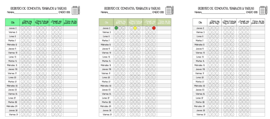 Organiza y lleva un seguimiento detallado del rendimiento de tus estudiantes con este registro mensual de conducta, trabajos y tareas para enero 2025. Un recurso práctico y visual diseñado para […]