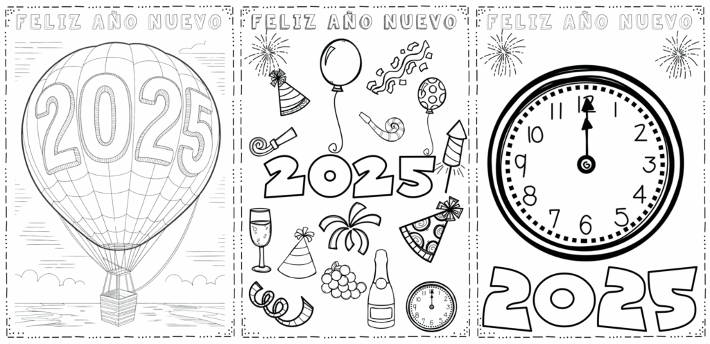 Vamos a colorear en primaria bienvenido al 2025 Vamos a colorear en primaria bienvenido al 2025 EJEMPLOS DE LAS FICHAS DE COLOREAR