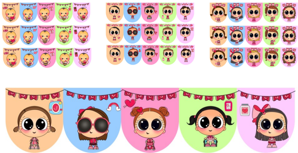 IMAGEN DE CENEFAS PARA DECORAR TU CLASE EN FEBRERO