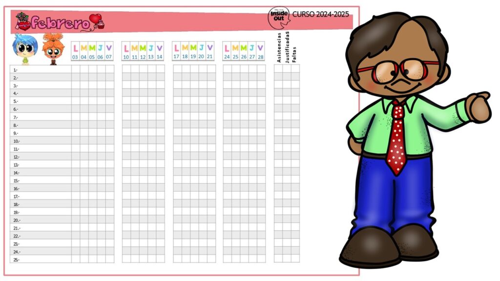 Sabemos lo importante que es tener herramientas prácticas y eficientes para gestionar el aula. Por eso, hoy compartimos una plantilla editable de lista de asistencia para el mes de febrero […]