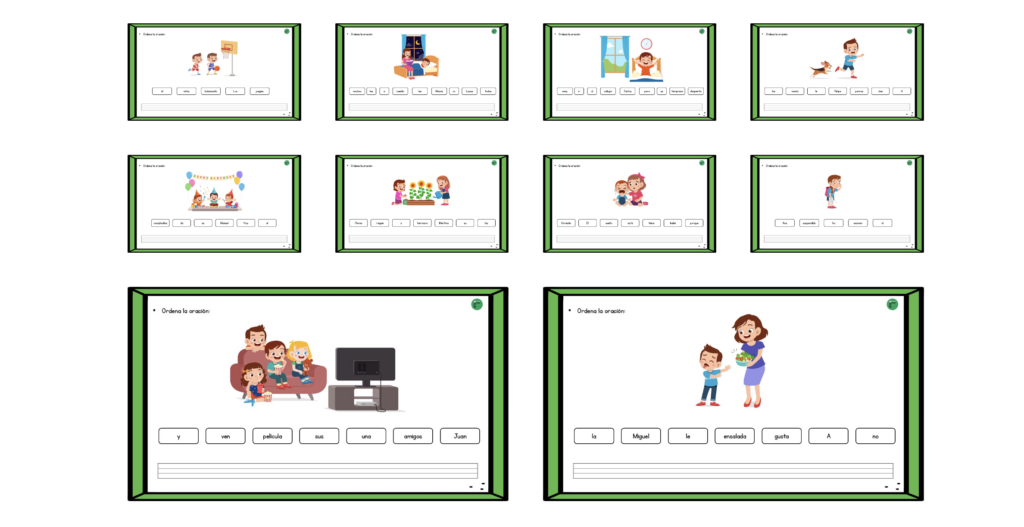 Hoy os traemos una actividad para trabajar la conciencia morfosintáctica mediante un ejercicio en el que los niños deben ordenar palabras desordenadas para formar oraciones con sentido, apoyándose en una […]