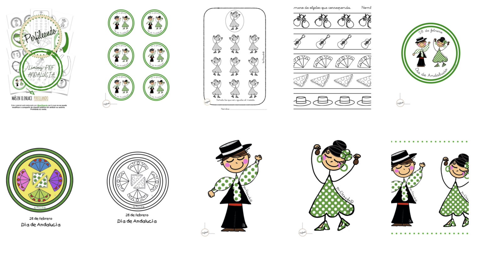 Recopilatorio de los 20 materiales Día de Andalucía todas las etapas ...