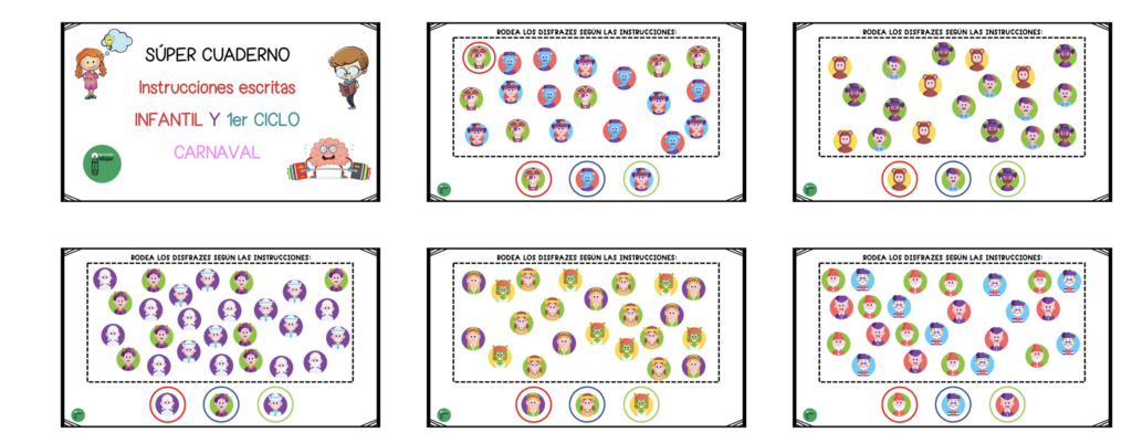 El Carnaval es un momento ideal para trabajar la atención y la comprensión de una manera divertida. Con este súper cuaderno de estimulación cognitiva, los niños podrán mejorar su capacidad […]