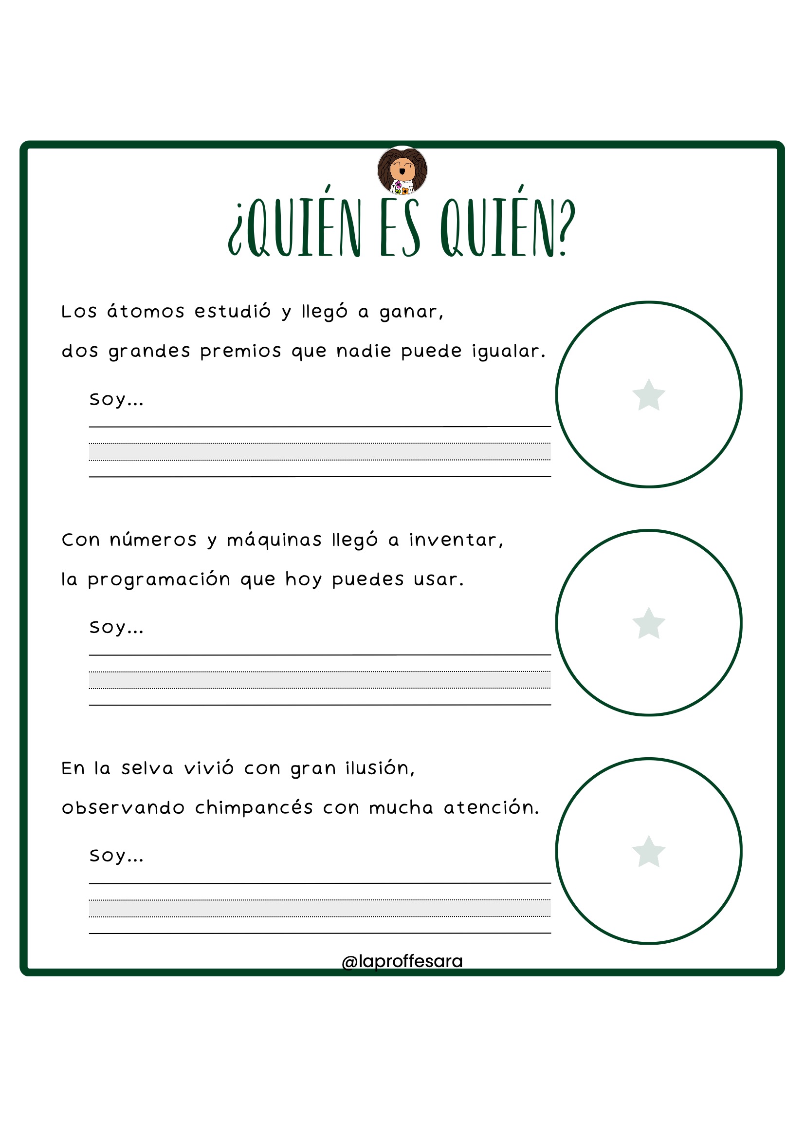 Dossier interactivo para descubrir a grandes científicas -Orientacion ...