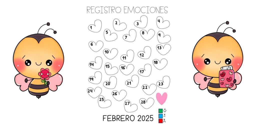 Llevar un seguimiento de nuestras emociones es una forma efectiva de comprendernos mejor y cuidar nuestro bienestar emocional. Por eso, te traemos este hermoso Mood Tracker con diseño de corazones […]
