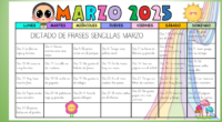 ¿Buscas una forma estructurada y divertida de practicar la escritura con los más pequeños? Te presentamos un calendario de dictado de frases sencillas para marzo 2025, ideal para mejorar la […]