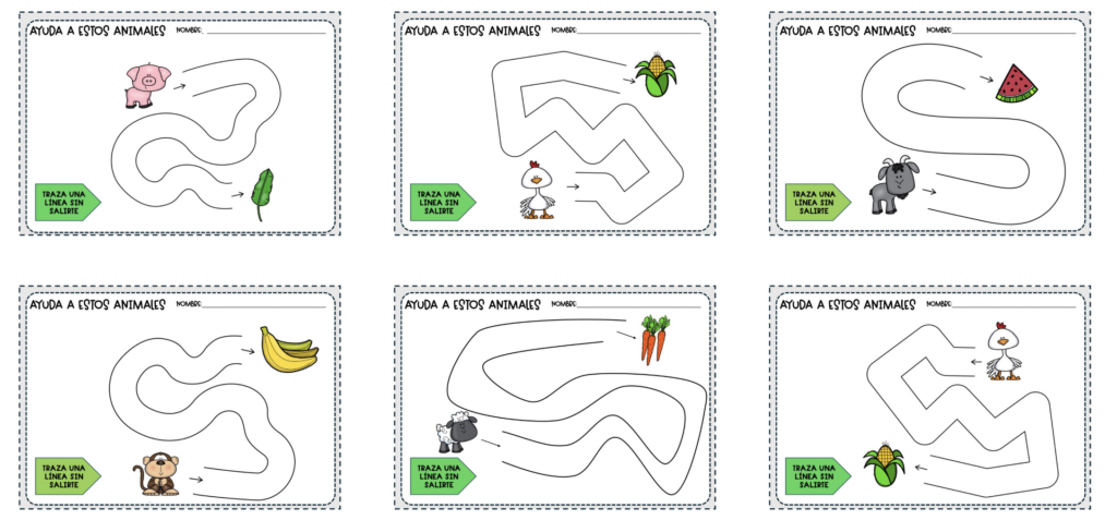 Estas bonitas fichas están diseñadas para que los más pequeños puedan mejorar su precisión y coordinación mientras se divierten. Con motivos de animales, estas actividades capturan la atención de los […]