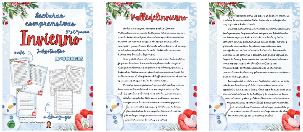 El invierno es una época perfecta para disfrutar de la lectura y mejorar la comprensión lectora. En este artículo, encontrarás una serie de lecturas comprensivas diseñadas específicamente para alumnos de […]