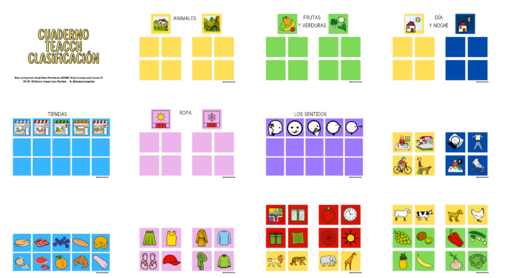 Últimamente hago diferentes cuadernillos teacch, pero es que me vienen genial para los más peques para generar autonomía, trabajar la expresión oral y ampliar el vocabulario. Un material de Susana […]