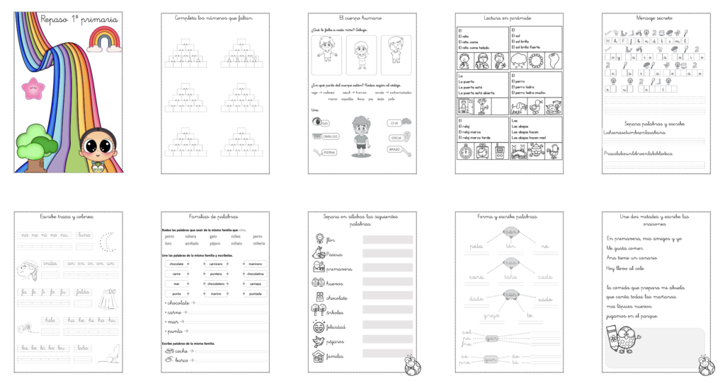 Este cuaderno está pensado para acompañar a los peques de 1º de primaria durante las vacaciones de Semana Santa, reforzando contenidos escolares a través de actividades con temática primaveral y […]