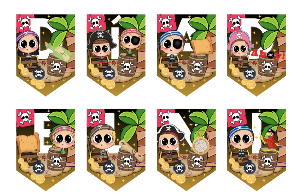 ¡Sorpresa, grumetes! 🏴‍☠️ Este banner pirata es perfecto para decorar tu aula o pasillo escolar en una fecha tan especial como el Día del Niño y la Niña. Con un […]