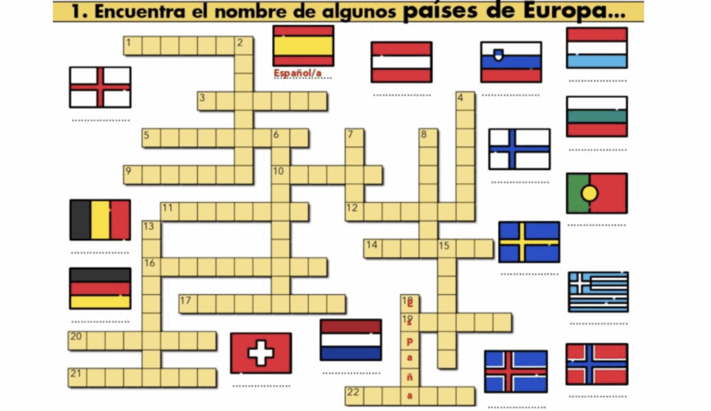 Celebra el Día de Europa (9 de mayo) de forma lúdica con esta actividad que combina atención, cultura y diversión. Con un crucigrama temático y fichas para trabajar las banderas […]