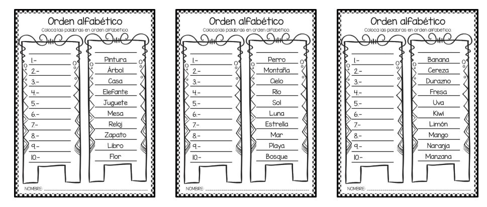 ¡Hola a todos! Hoy traigo una actividad sencilla pero súper importante para desarrollar una habilidad fundamental: ordenar palabras alfabéticamente. Puede parecer algo básico, pero dominar el orden alfabético es la […]