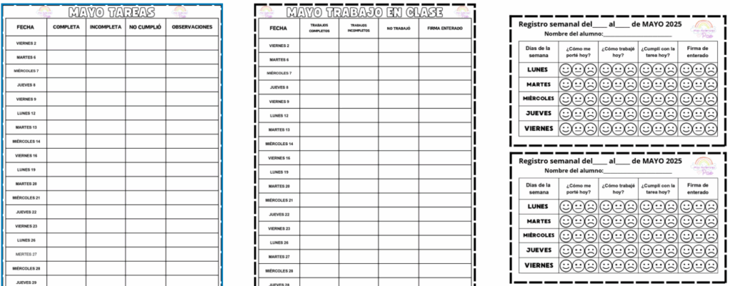 Organizar las tareas del aula (o del hogar) nunca fue tan fácil ni tan bonito. Este registro mensual está diseñado para ayudar a los niños a gestionar sus responsabilidades, adquirir […]