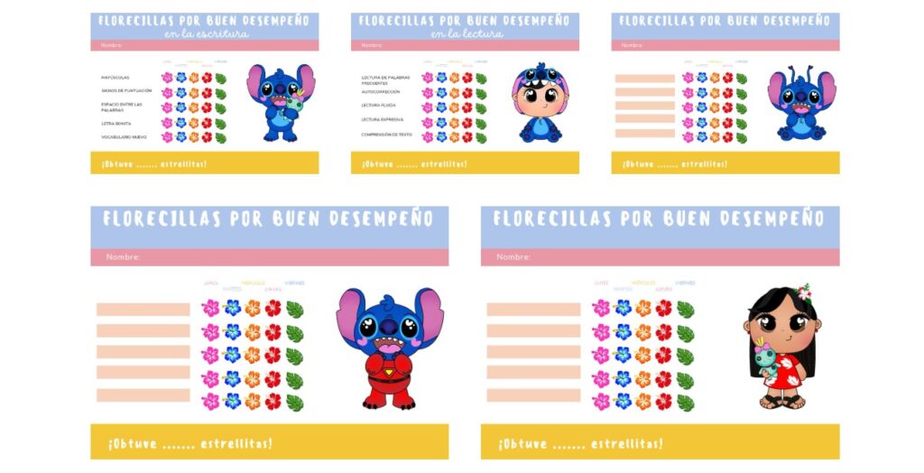 Hoy te traemos un material divertido y funcional para fomentar la reflexión y la motivación en el aula: la autoevaluación con florecillas de Lilo y Stitch. Un recurso encantador y […]