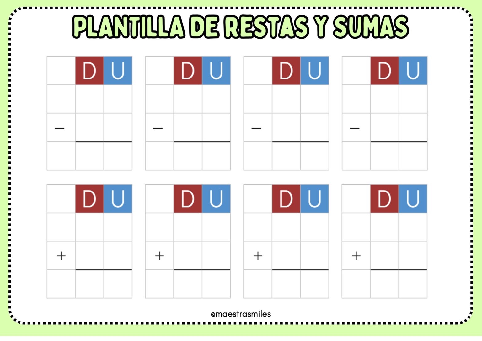 NUEVO CUADERNO DE SUMAS Y RESTAS CON LLEVADAS + 50 pags. - Orientacion ...