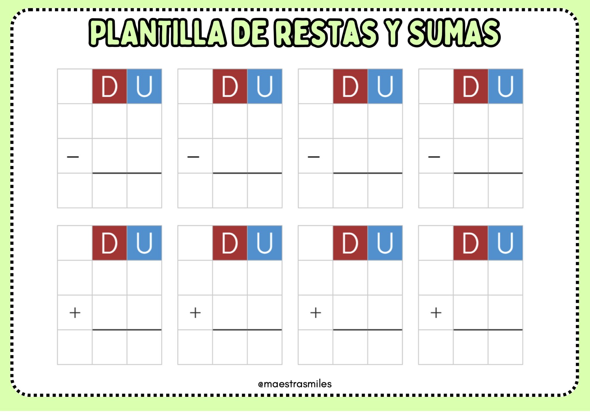 NUEVO CUADERNO DE SUMAS Y RESTAS CON LLEVADAS + 50 pags. - Orientacion ...