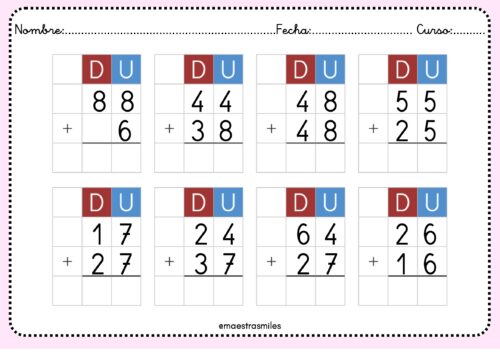 NUEVO CUADERNO DE SUMAS Y RESTAS CON LLEVADAS + 50 pags. - Orientacion ...