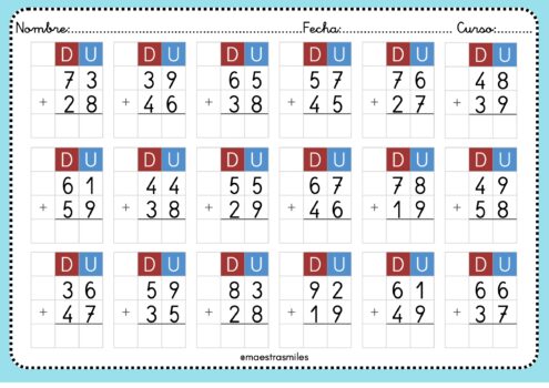 NUEVO CUADERNO DE SUMAS Y RESTAS CON LLEVADAS + 50 pags. - Orientacion ...