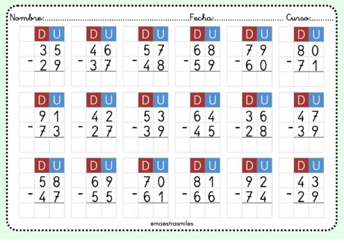 NUEVO CUADERNO DE SUMAS Y RESTAS CON LLEVADAS + 50 pags. - Orientacion ...