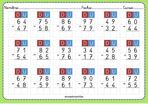 NUEVO CUADERNO DE SUMAS Y RESTAS CON LLEVADAS + 50 pags. - Orientacion ...