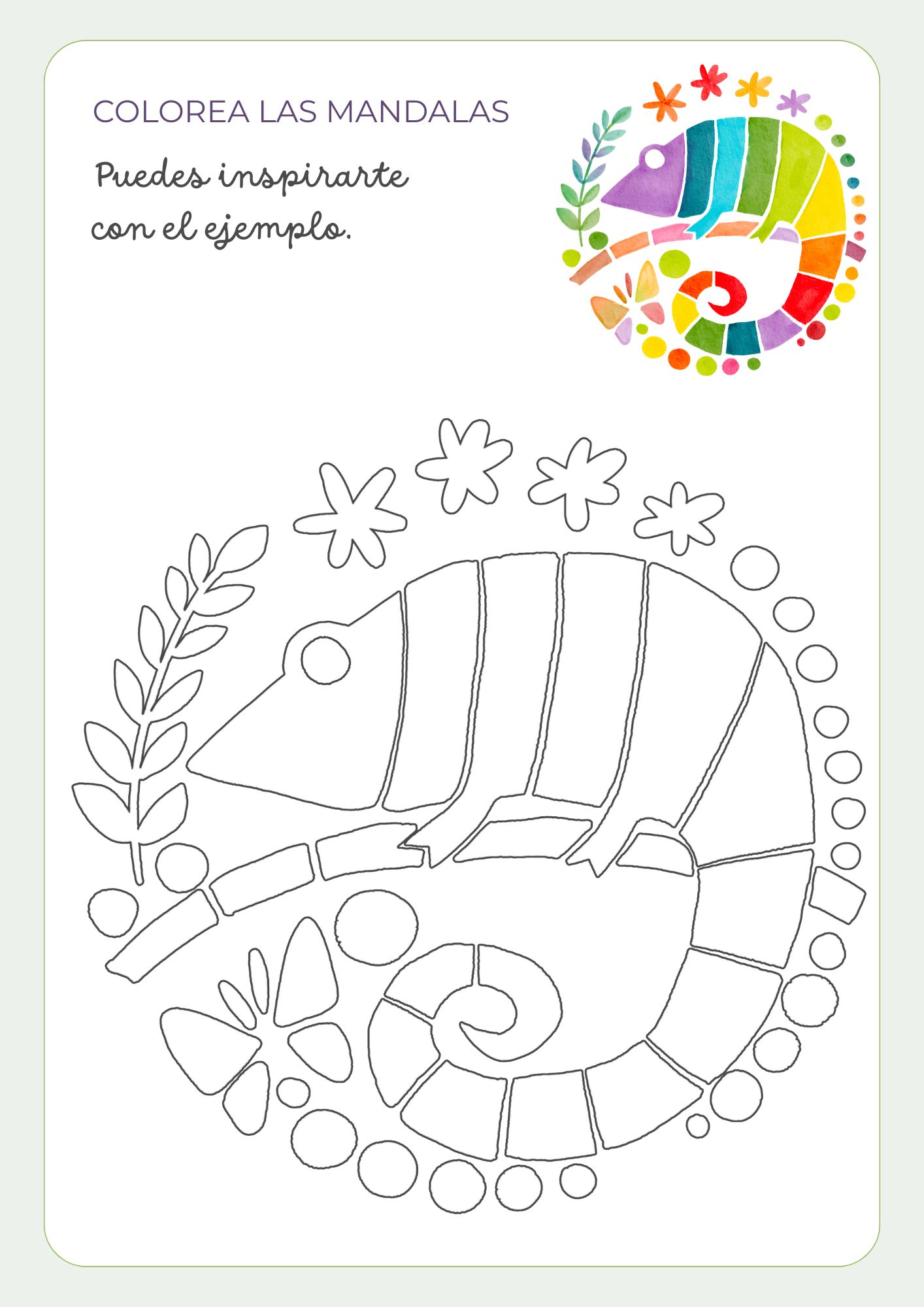 Bonitas mandalas de animales listas para colorear - Orientacion Andujar