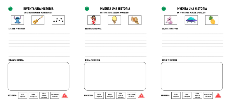 Hoy compartimos un recurso lleno de imaginación y risas: una colección de plantillas para crear historias divertidas protagonizadas por los personajes de Lilo y Stitch. Estas fichas están pensadas para […]